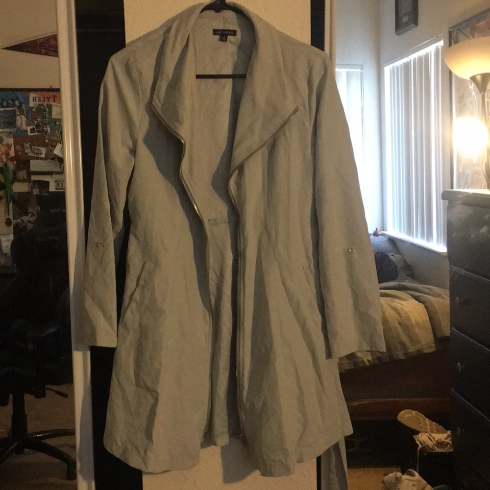 Baby blue light coat